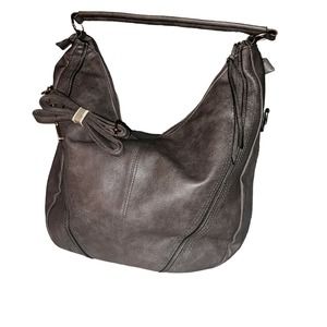 NEW Mocha Colored Hobo Bag Purse XL 18 inches wide Top and Crossbody Straps